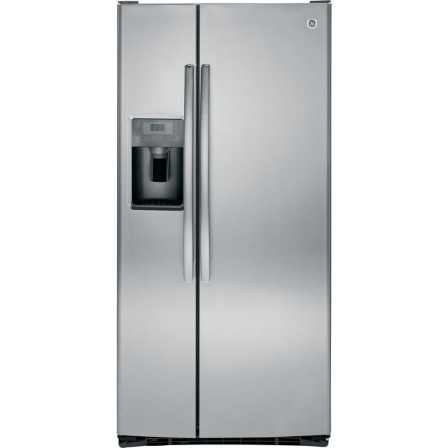 GE GSE23GSKSS 23.2 cu. ft. Side by Side Refrigerator in Stainless Steel, ENERGY STAR